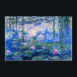 Impresión Acrílica Claude Monet - Water Lilies, 1919,<br><div class="desc">Famoso cuadro de Claude Monet,  Water Lilies,  1919</div>