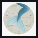 Impresión Acrílica Colección de sirenas pintadas 5<br><div class="desc">¡La principal característica de una sirena, su cola! Una pieza genial de arte pop protagonizada por esta característica mítica de fantasía sobre un fondo simple. Una rica cola de sirena azul, diseñada por June Erica Vess. Algo para llevar la magia del océano a la vida en tu casa con este...</div>