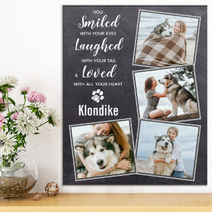 Impresión Acrílica Collage de fotos de perro Personalizado mascota