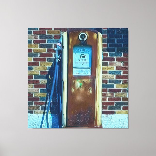 Impresión acrílica de la bomba de gas de cosecha (Anverso)