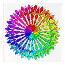 Impresión acrílica de rueda de color™