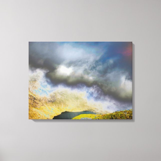 Impresión acrílica de tarjeta Tarn de agua baja (Anverso)