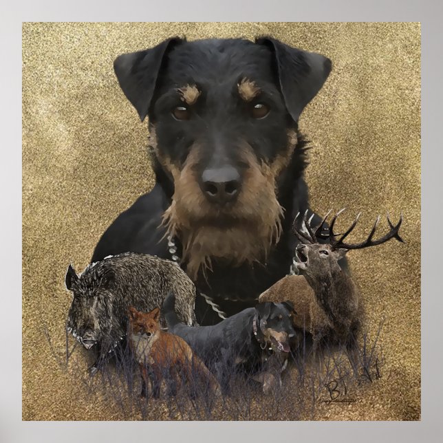 Impresión acrílica del Poster de Tapiz de Jagdterr (Frente)