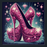 Impresión Acrílica Estilo Art Deco Stiletto High Heels<br><div class="desc">Stiletto High Heels de estilo Art Deco Le ofrece a sus paredes un aspecto contemporáneo y moderno con estas impresiones acrílicas de alta definición. Tu imagen quedará impresa en papel fotográfico de calidad de archivo y montada en acrílico resistente que creará un efecto visual dimensional y único. Nuestros acrílicos vienen...</div>