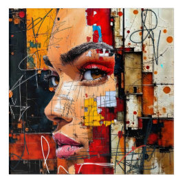 Impresión Acrílica feminine look wall art 