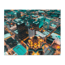 Foto aérea de edificios de altura