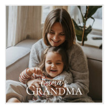Foto personalizada y texto personalizado Abuela de