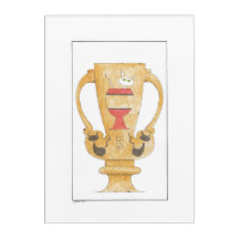 Gato En Una Vasa De Copa