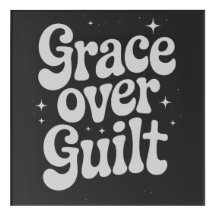 Grace Over Guilt Acrylt Wall Art