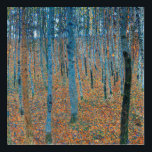 Impresión Acrílica Gustav Klimt Beech Tree Forest Grove<br><div class="desc">Se basa en obras de arte clásicas de pintura natural de Gustav Klimt, Beech Grove 1, 1902. La obra representa un denso bosque de abedules altos y delgados, con troncos pálidos marcados por líneas oscuras y verticales. El follaje está pintado en tonos azules, verdes y amarillos, lo que añade una...</div>