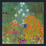 Impresión Acrílica Gustav Klimt - Jardín de flores<br><div class="desc">Jardín de flores - Gustav Klimt en 1905-1907</div>