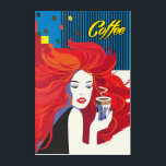 Impresión Acrílica "Hermosa Mujer de Moda y Copa de Café" POP-ART<br><div class="desc">"Beautiful Fashion Woman and Coffee Cup" poster de pintura POP-ART, Retro, Design, Red, Blue, Yellow, bright dynamic color, Memphis Style, Decoración de moda, Resumen chica de pelo rojo, jengibre, arte, concepto moderno, Día de la Mujer, El día de San Valentín, Día de la Madre, Cumpleaños, Regalo de vacaciones, Aniversario, Decoración...</div>