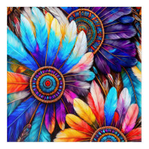 Las plumas coloridas