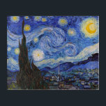 Impresión Acrílica Noche estrellada: Saint Remy de Vincent Van Gogh<br><div class="desc">El año es 1889. Vincent Van Gogh es un paciente del asilo de Saint-Paul-de-Mausole en Saint-Rémy-de-Provence, Francia. Está sufriendo una enfermedad mental, y sus médicos le han aconsejado que se quede en casa y evite pintar. Pero Van Gogh no puede resistir el impulso de crear, y pasa sus días pintando...</div>