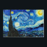 Impresión Acrílica Noche estrellada - Van Gogh<br><div class="desc">La noche estrellada es un aceite sobre pintura de lona del pintor holandés post-impresionista Vincent van Gogh. Pintado en junio de 1889,  se aprecia la vista desde la ventana oriental de su asilo en Saint-Rémy-de-Provence,  justo antes de la salida del sol,  con la adición de un pueblo imaginario</div>