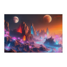 Paisaje Celestial del Crepúsculo - Planeta Alieníg