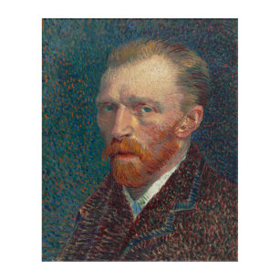 Impresión Acrílica Pintura de época de Vincent Van Gogh Self Retrato