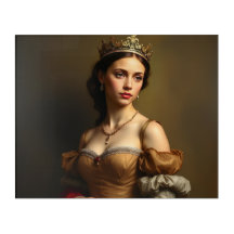Renaissance Princess: Bronze Baroque Beauty