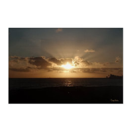 Impresión Acrílica Sunray sundown