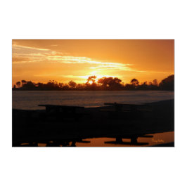 Impresión Acrílica Sunset naranja doho