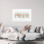Impresión Acrílica Tipografía y colores del retro copacético de los a<br><div class="desc">¿Sabías que la palabra "copacético" o "copasetico" (que significa "todo está bien") en realidad empezó a hacerse popular en los años 2000? Aquí hay un retro diseño de tipografía de los años 20 de comillas que usan "copacético" en una paleta de colores Art Deco y estilo de fuente. Es elegante...</div>