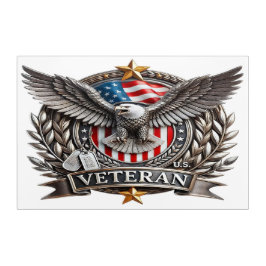 Impresión Acrílica VETERANO Patriótico