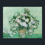 Impresión Acrílica Vincent van Gogh - Rosas<br><div class="desc">Rosas / Vida fija: Vase con rosas rosas rosas rosadas - Vincent van Gogh,  aceite sobre lienzo,  1890</div>