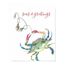 Impresión acuarela de la casa de playa de navidade