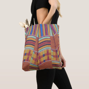 Impresión africana de las compras de la bolsa de