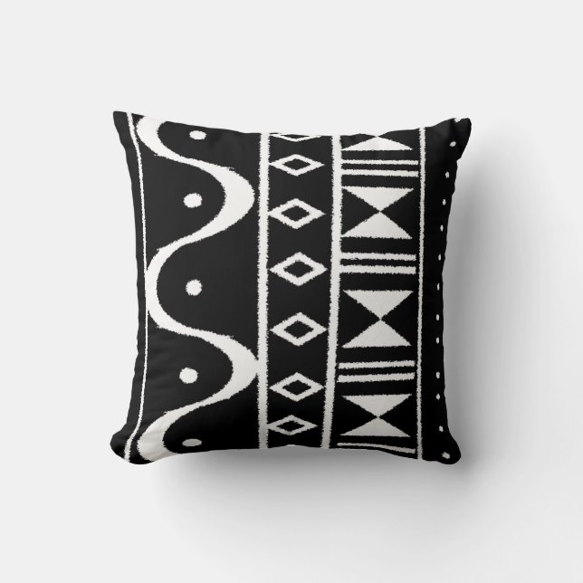 Impresión africana I Cojines decorativos (Anverso)