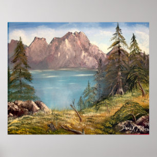 impresión alemana del poster de la pintura al óleo