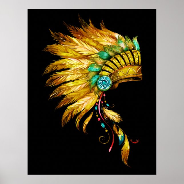 Impresión americana nativa 4 (Frente)