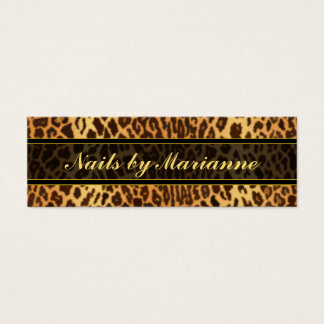 Impresión animal Leopard Faux