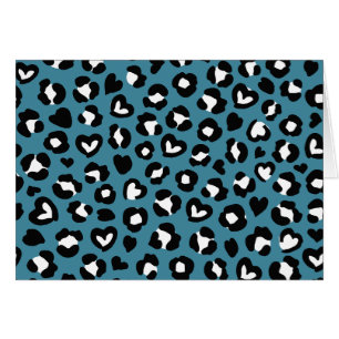 Impresión animal, leopardo azul, puntos de chita,
