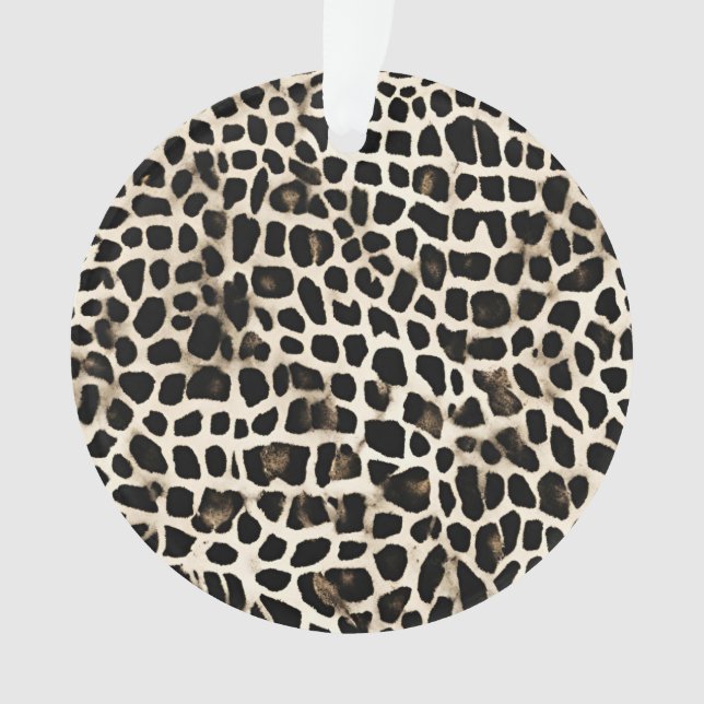 Impresión animal - Ornamento acrílico (Anverso)