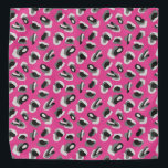 Impresión animal rosa / Camo Mascota Bandana<br><div class="desc">Impresión animal rosa / Camo sobre fondo rosado</div>
