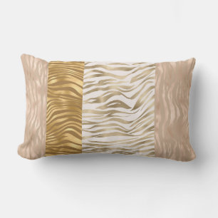 Impresión animal Satin de lujo Mezcla almohada Lum