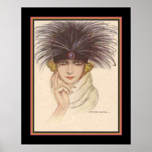 Impresión Art Deco de Showgirl por Nanni ca. 1928