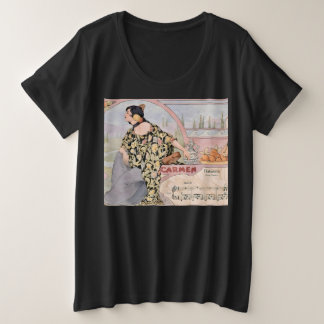 Impresión Art Nouveau Carmen Habanera – Ópera Vint