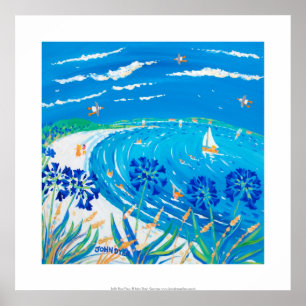Impresión artística: Agapanthus, Pentle bay Beach,