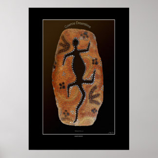 Impresión artística al estilo aborigen Goanna Drea
