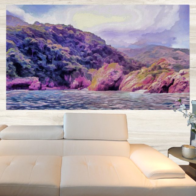 Impresión artística costera de Yelapa a Puerto 162 (Subido por el creador)