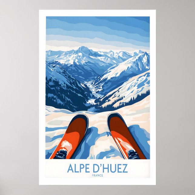 Impresión artística de Alpe dHuez Deportes de Invi (Frente)