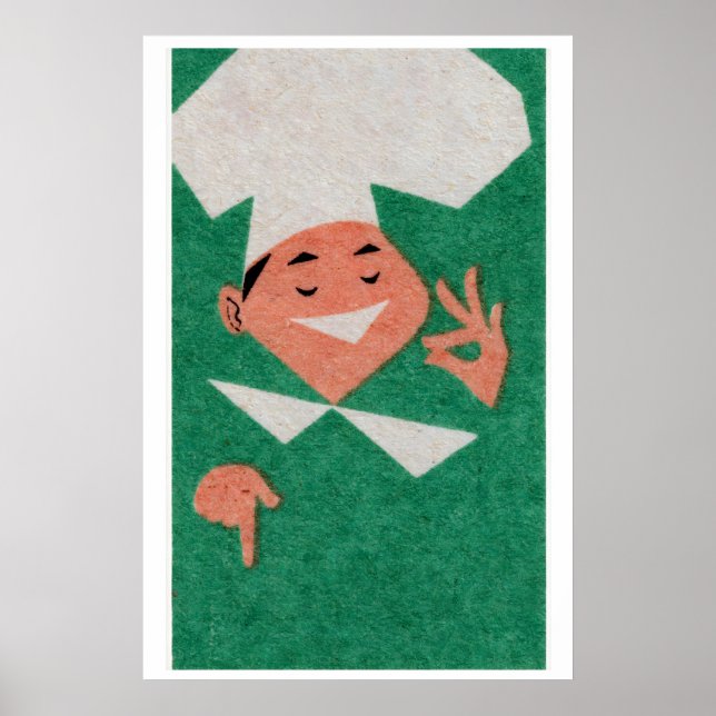 Impresión artística de caja de cerillas de chef so (Frente)