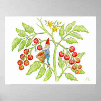 Impresión artística de Cherry Tomate Gnome