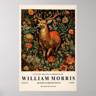 Impresión artística de ciervo al estilo de William