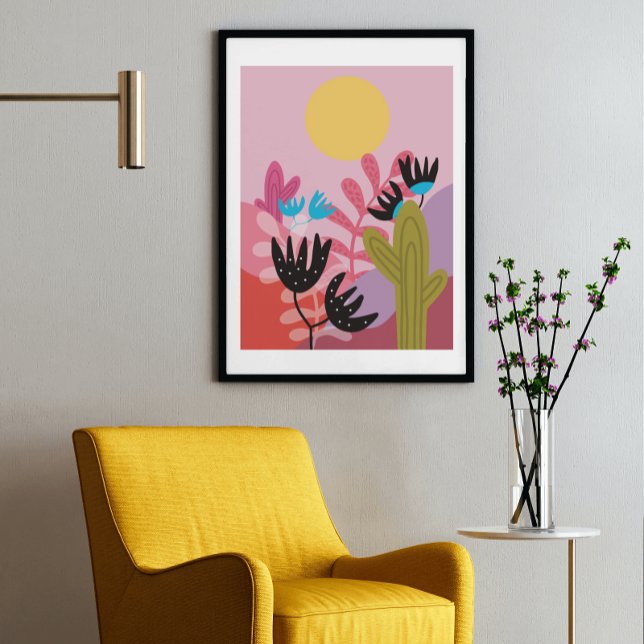 Impresión artística de deco de cactus moderno del  (Subido por el creador)