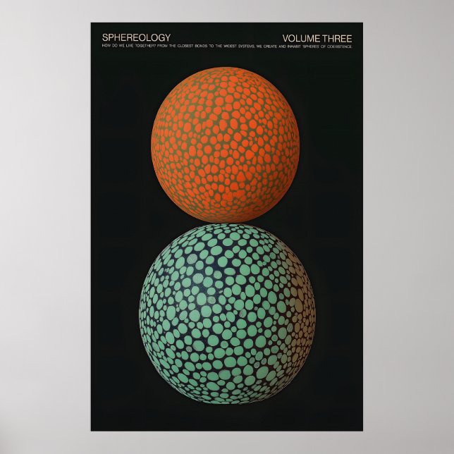 Impresión artística de esfera geométrica moderna m (Frente)