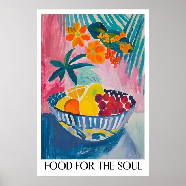 Impresión artística de frutero de estilo Matisse V (Frente)
