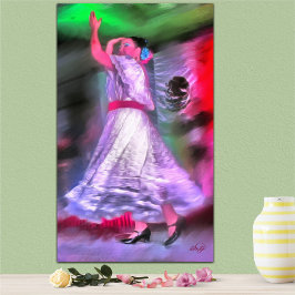 Impresión artística de la bailarina mexicana 0175